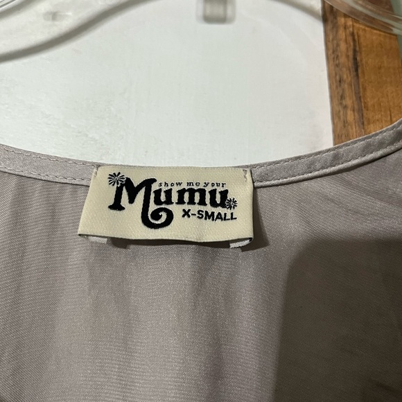 Show Me Your MuMu Taupe V-Neck Tunic - Picture 6 of 10